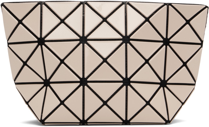 Photo: BAO BAO ISSEY MIYAKE Beige Prism Pouch