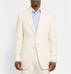 Dunhill - Cream Belgravia Slim-Fit Linen Blazer - Men - Cream