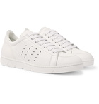 Loewe - Smooth and Full-Grain Leather Sneakers - White