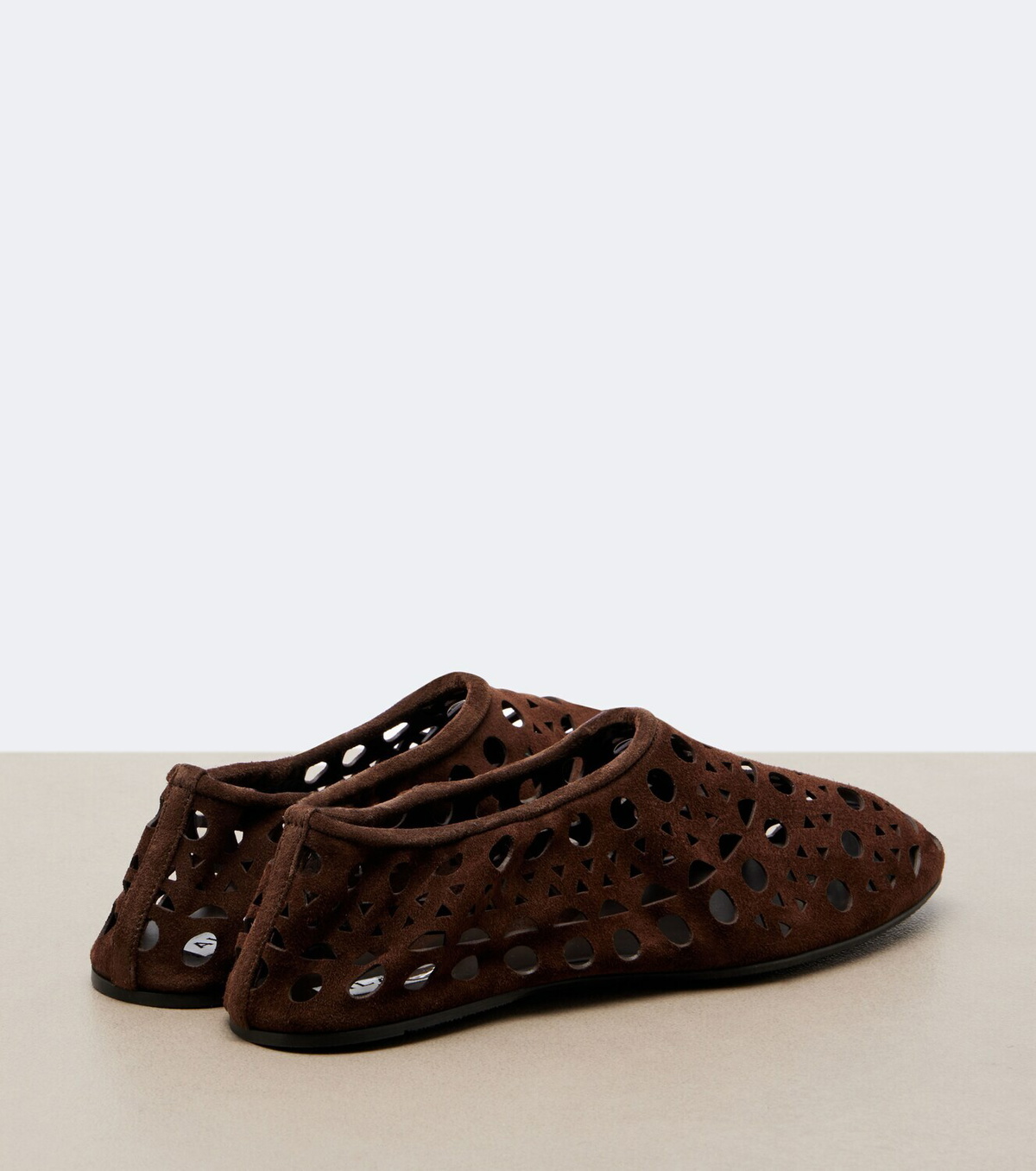 Alaïa Vienne suede slip-on shoes