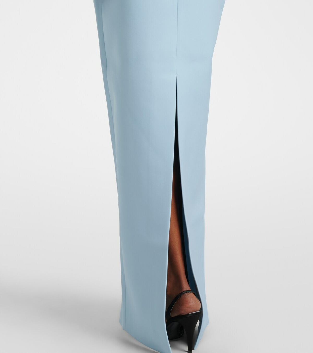 Rachel Gilbert Maddie draped off-shoulder crêpe gown Rachel Gilbert