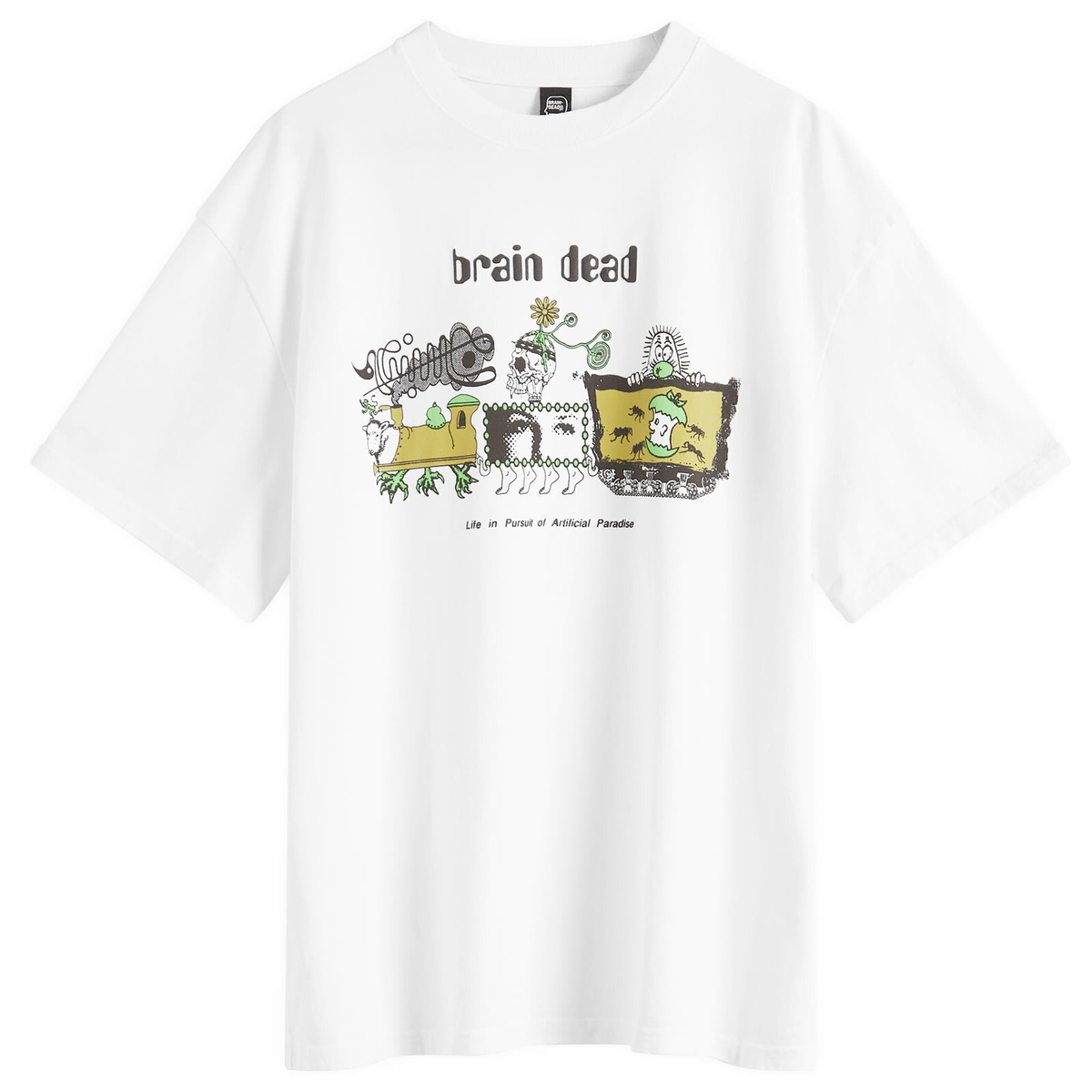 【国内発送】BRAIN DEAD/EMBROIDERED COLOUR BLOCK FOOTBALL TEE Brain Dead Embroidered Colour Block Football Tee Brain Dead