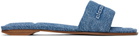 Alexander Wang Blue Vy Pool Slides