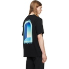 Casablanca Black 'L'Arche' Short Sleeve T‑shirt