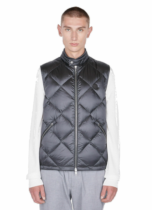 Photo: Moncler - Neste Gilet Jacket in Dark Grey