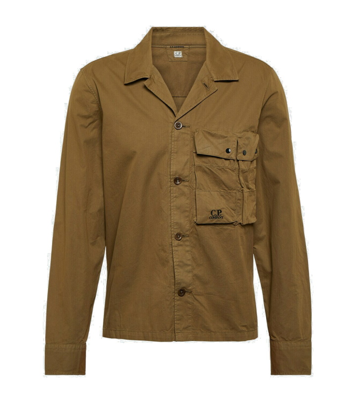 Photo: C.P. Company Cotton gabardine overshirt