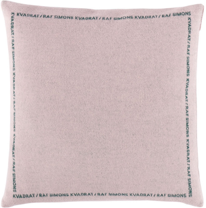Photo: Kvadrat/Raf Simons Pink Double Face Wool Cushion