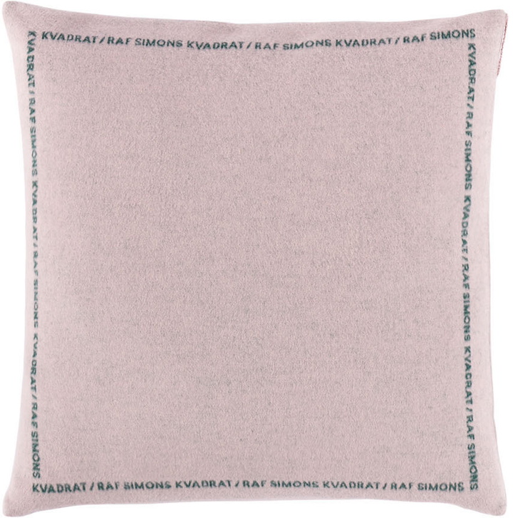 Photo: Kvadrat/Raf Simons Pink Double Face Wool Cushion