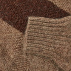 YMC Men's Brushed Lambswool Knit in Brown