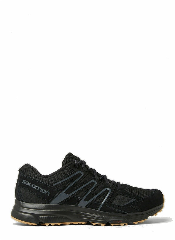 Photo: Salomon - X-Mission 4 Suede Sneakers in Black