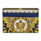 Versace Blue and White Heritage Card Holder