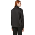 Haider Ackermann Black Silk Dali Blouse