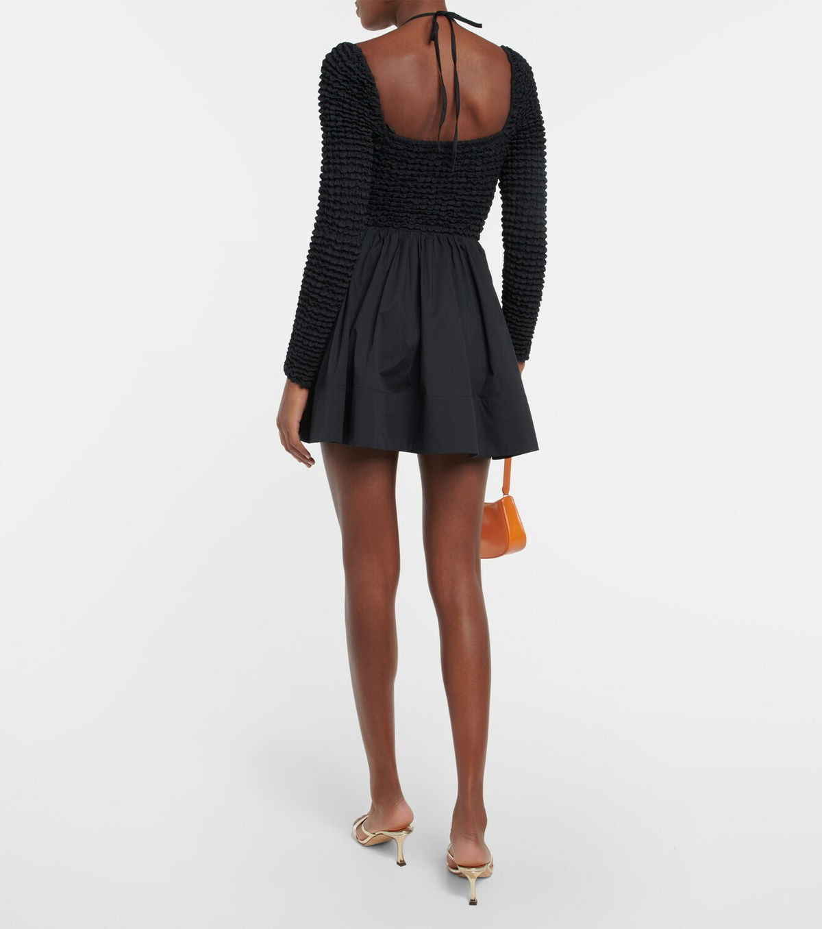 Staud - Gathered cotton minidress Staud