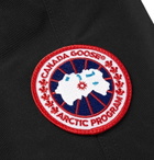 Canada Goose - Bromley Shearling-Trimmed Canvas Down Bomber Jacket - Men - Black