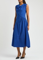 High Daring Stretch-jersey Midi Dress Blue