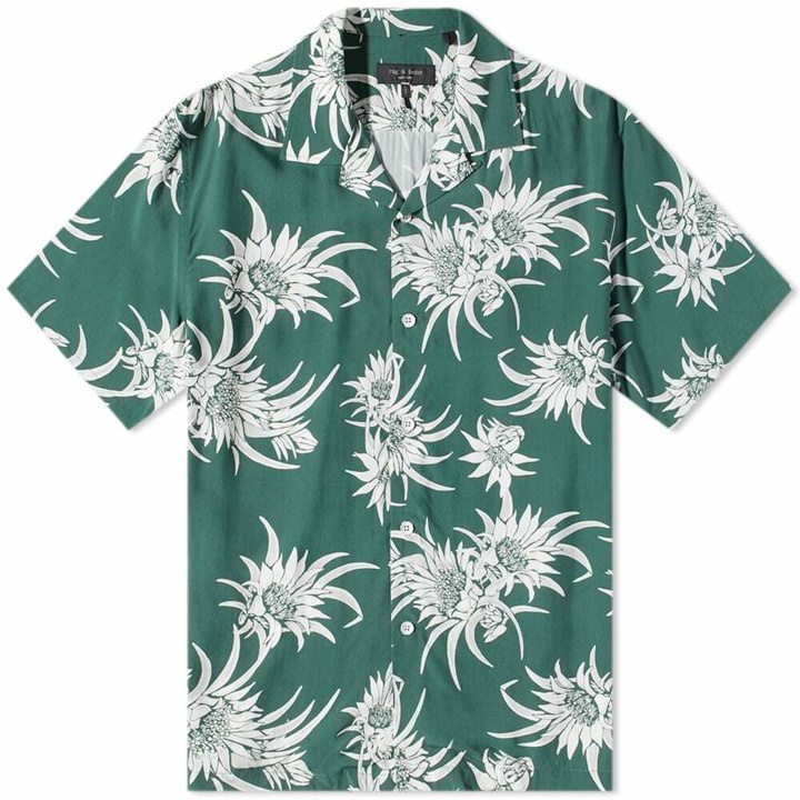 Photo: Rag & Bone Men's Avery Vacation Shirt in Pinapple Floral Green