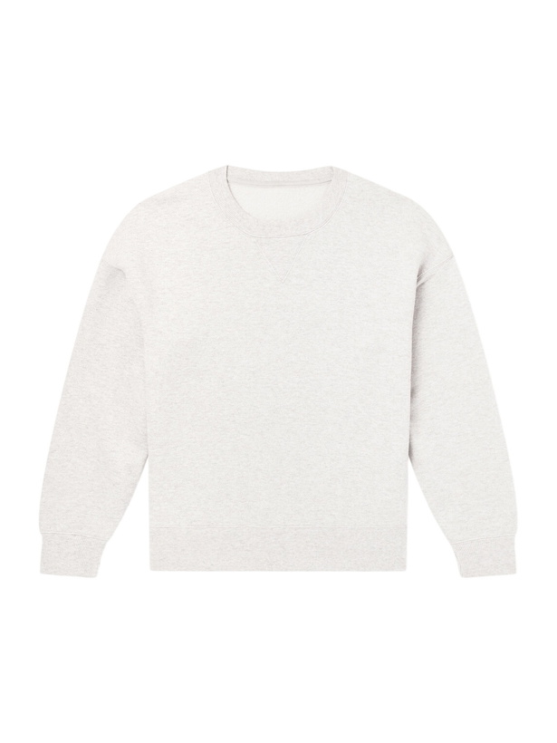 Photo: Visvim - Jumbo SB Wool and Cotton-Blend Jersey Sweatshirt - Gray