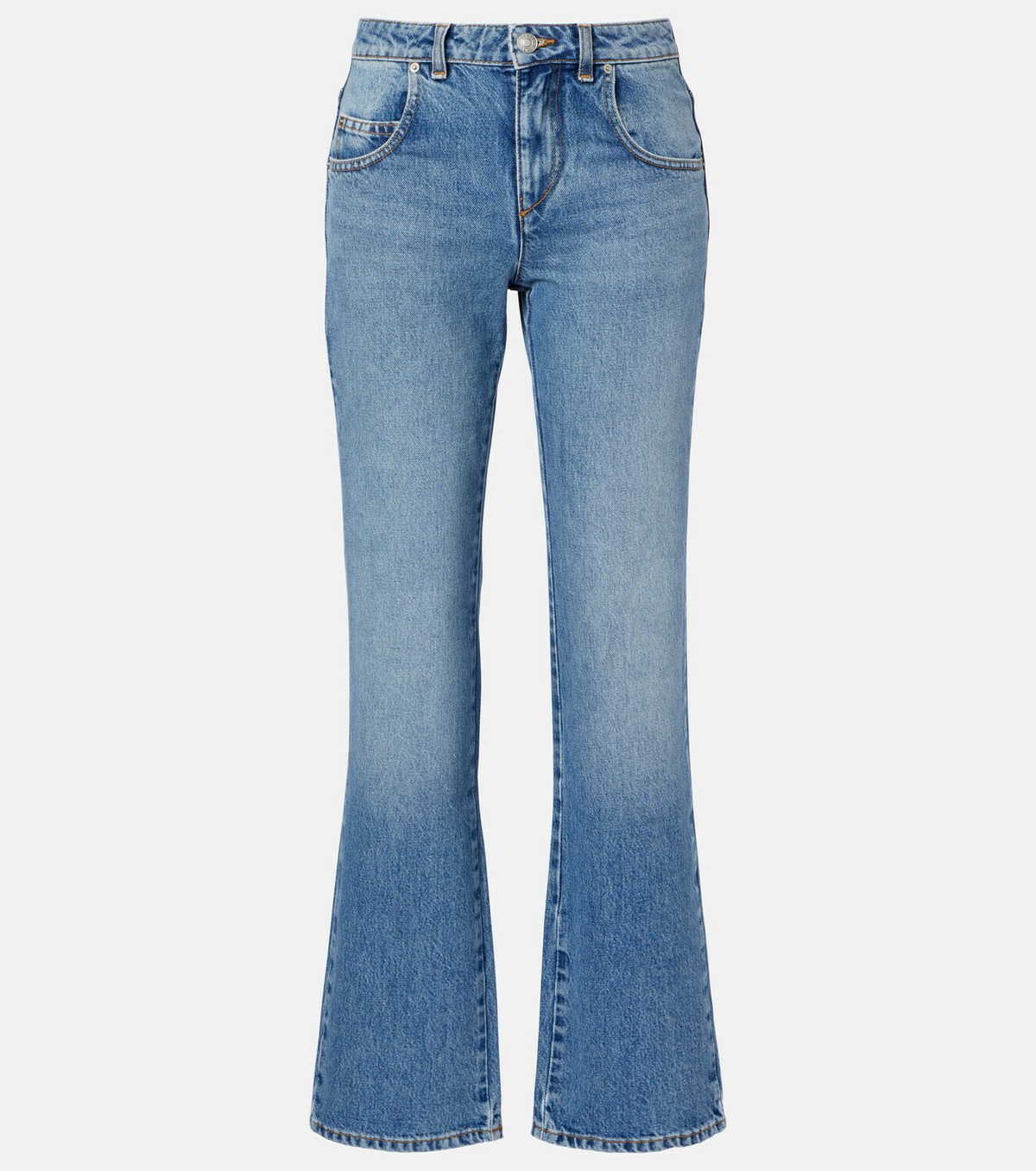 Isabel Marant Dromie mid-rise straight jeans