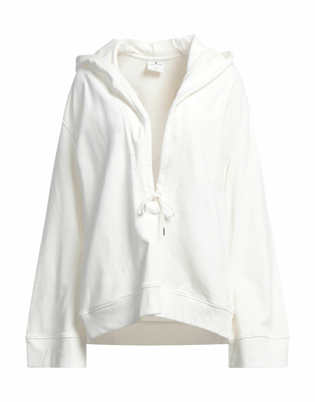 Courrèges Womens Sweatshirt Ivory