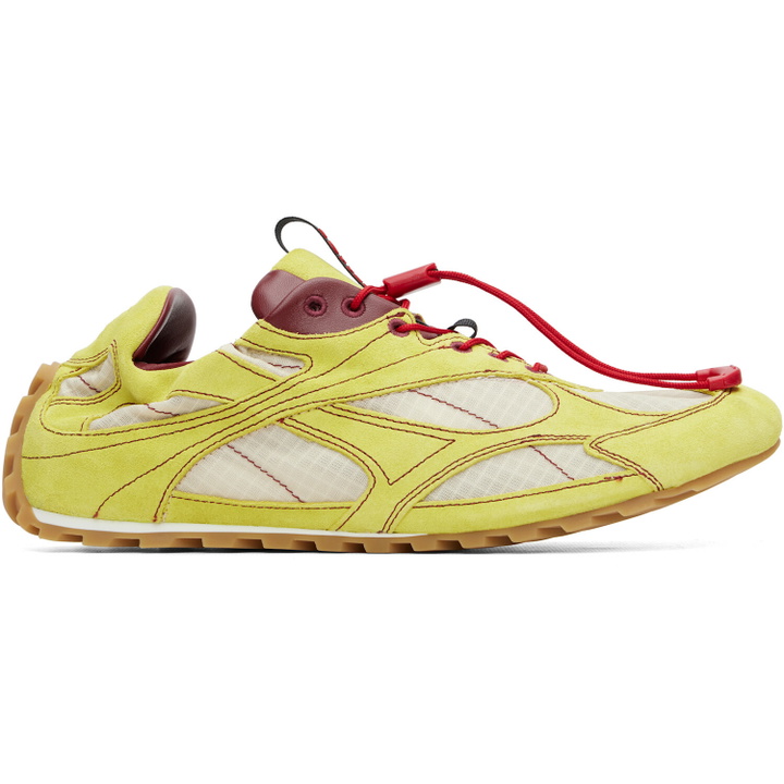 Photo: Bottega Veneta Green Orbit Flash Sneakers