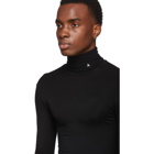 Ambush SSENSE Exclusive Black Logo Turtleneck