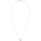 Avgvst Jewelry Silver Rhinestone Lollipop Choker