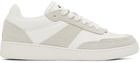 A.P.C. White & Gray Plain Sneakers