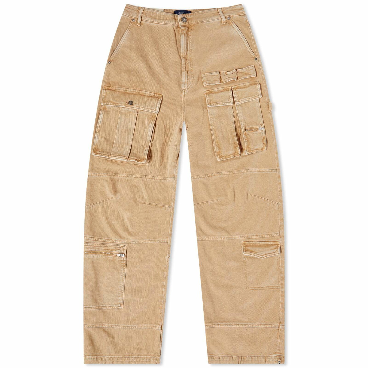 Six Pocket Cargo Pants (Camel)