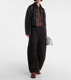 Loewe High-rise wide-leg jeans
