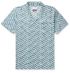 Onia - Liberty London Vacation Camp-Collar Printed Cotton Shirt - Blue