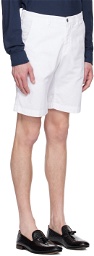 Massimo Alba White Vela Shorts