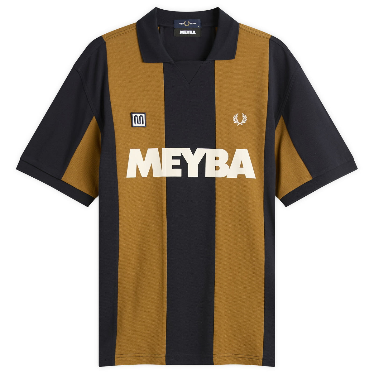 Fred Perry Men's Meyba Cut And Sew Polo Shirt in Navy