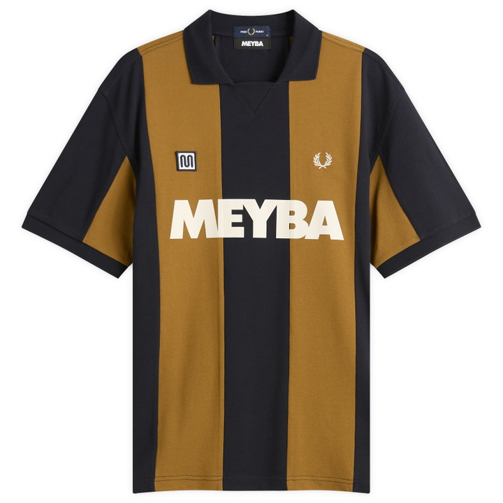 Photo: Fred Perry Men's Meyba Cut And Sew Polo Shirt in Navy