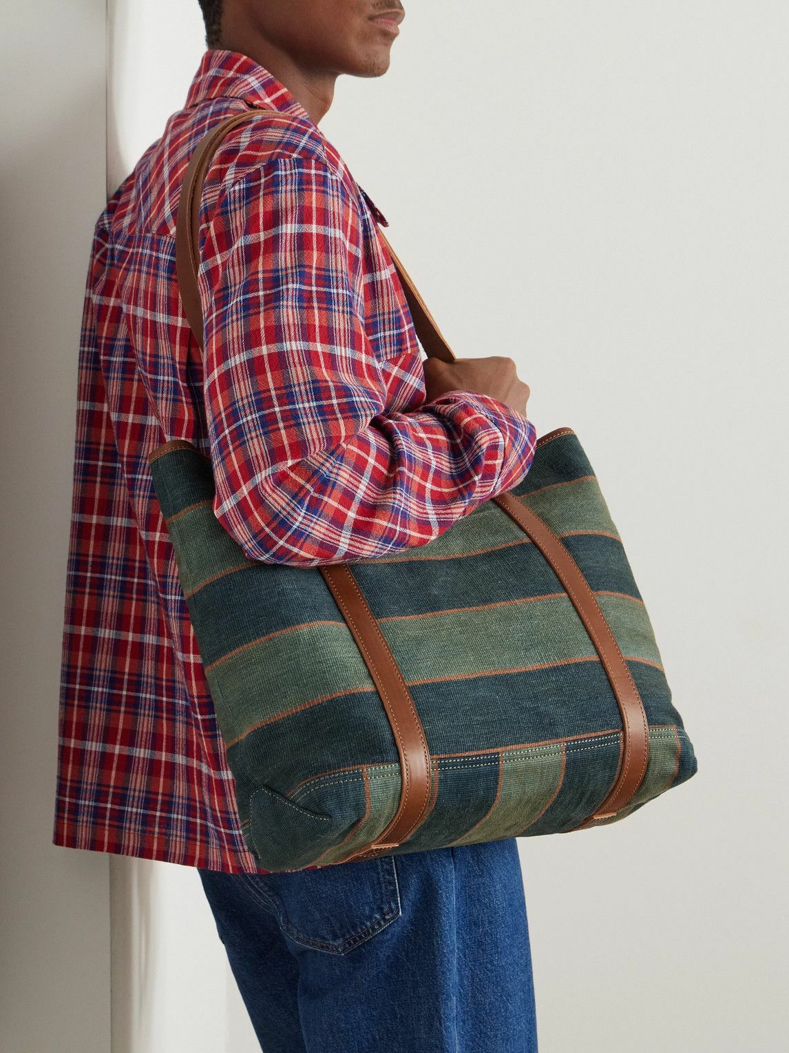 Double RL ダブルアールエル INDIGO DYED TOTE バッグ