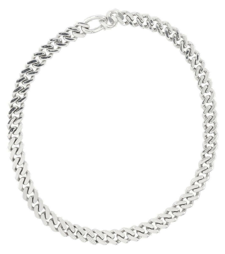 Photo: Rainbow K Link 14kt white gold necklace with diamonds