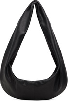 Gabriela Coll Garments Black No.297 Small Crossed Leather Bag