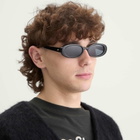 Le Specs Outta Love + Sunglasses in Black/Smoke Mono 