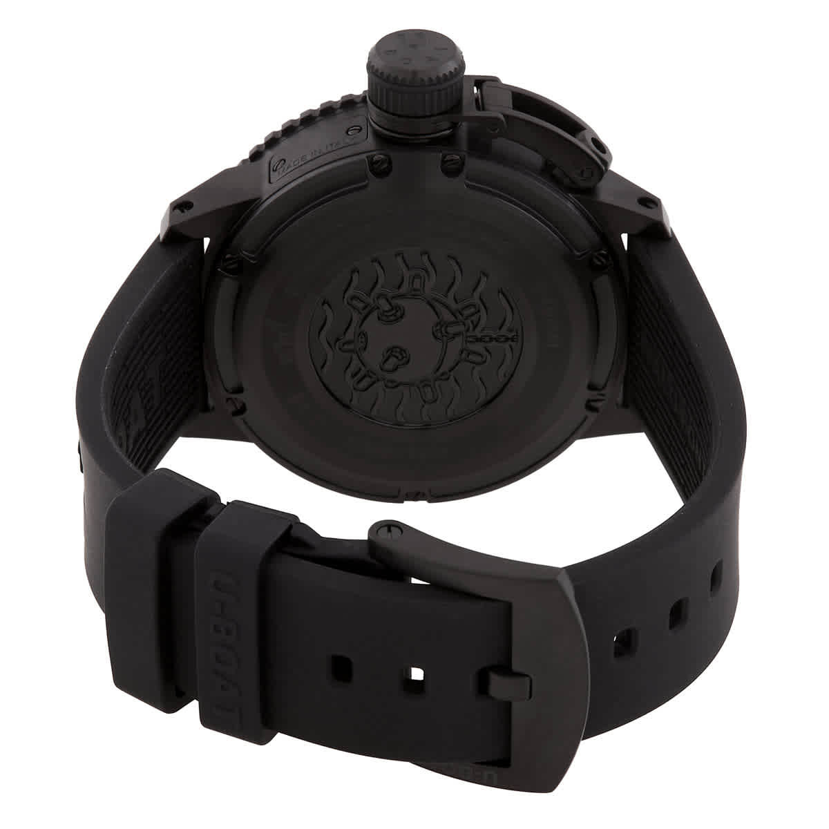 U-Boat Lefty Sommerso DLC Automatic Black Dial Mens Watch 9015