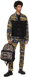 Versace Jeans Couture Black Logo Couture Backpack