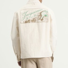 Jacquemus Men's Mecano Cotton Shirt in Off-White