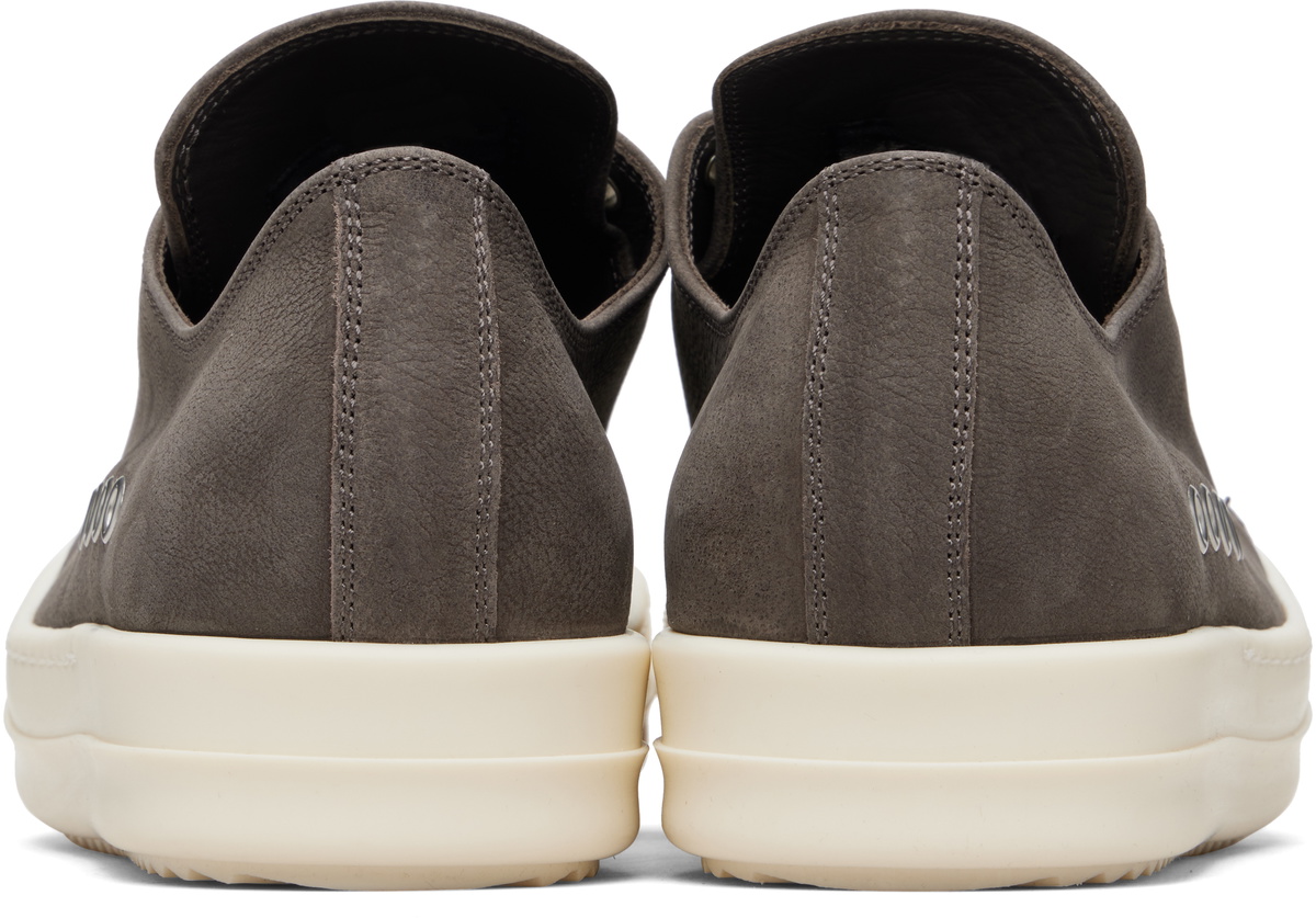Rick Owens Gray Temple Extreme Low Sneakers