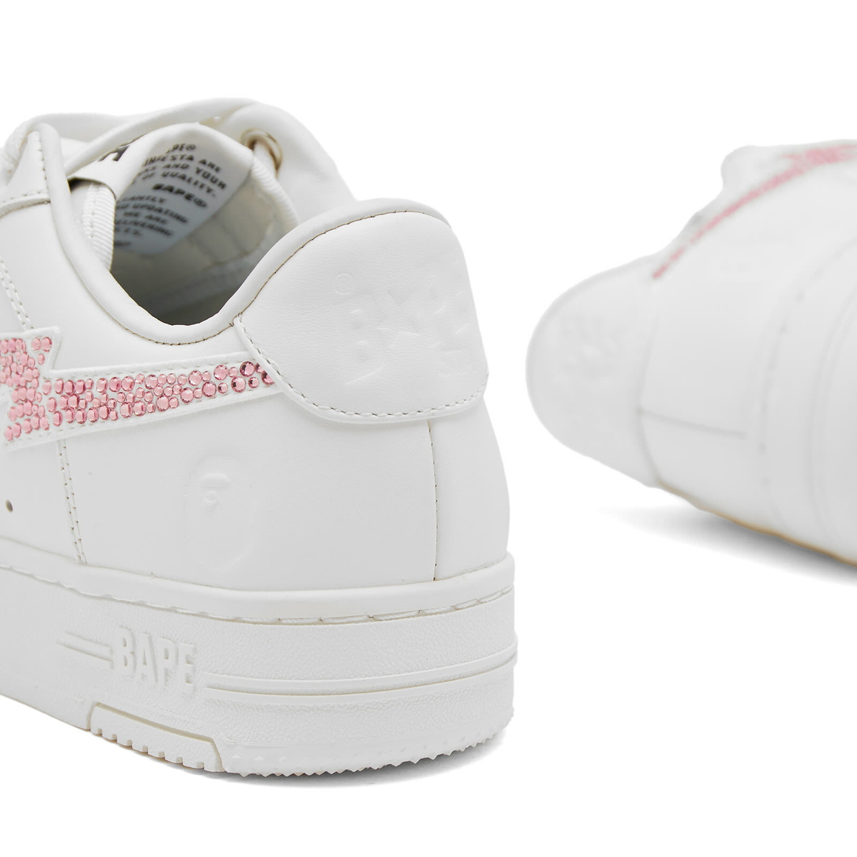 A Bathing Ape Women's Bape Sta #50 Sneakers in White