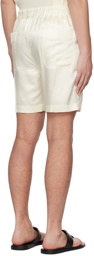 TOM FORD Off-White Drawstring Shorts