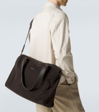 Zegna Leather duffel bag