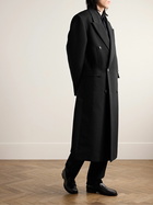 The Row - Velasco Double-Breasted Twill Coat - Black