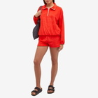 Howlin by Morrison Women's Howlin' Towelling Wonder Shorts in Red Fire