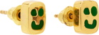 MAPLE Gold Smiley Earrings