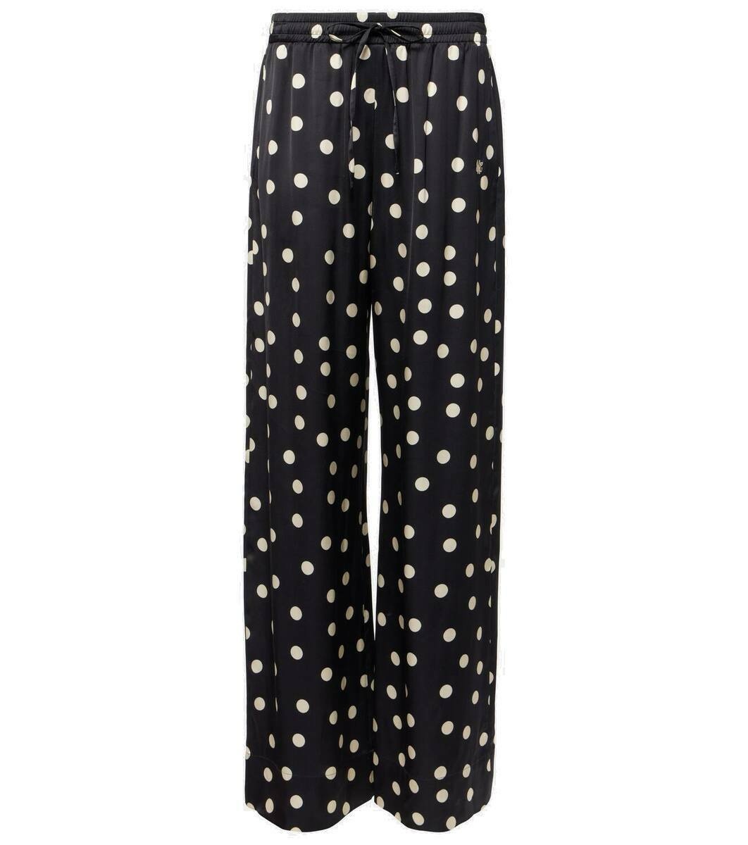Photo: Stella McCartney Polka-dot high-rise wide-leg pants