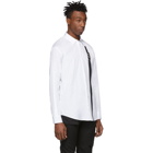 Dsquared2 White Strap Relaxed Dan Shirt