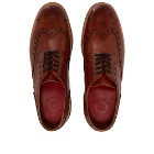 Grenson Men's Archie C Brogue in Tan Hand Painted